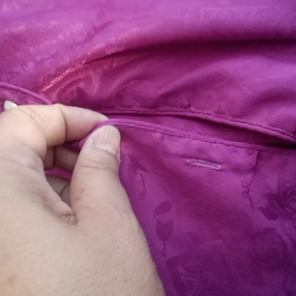 Victoria Secret Satin Sleep Shirt Vintage Y2k Intimate Comfy Womens M/L - Picture 7 of 9